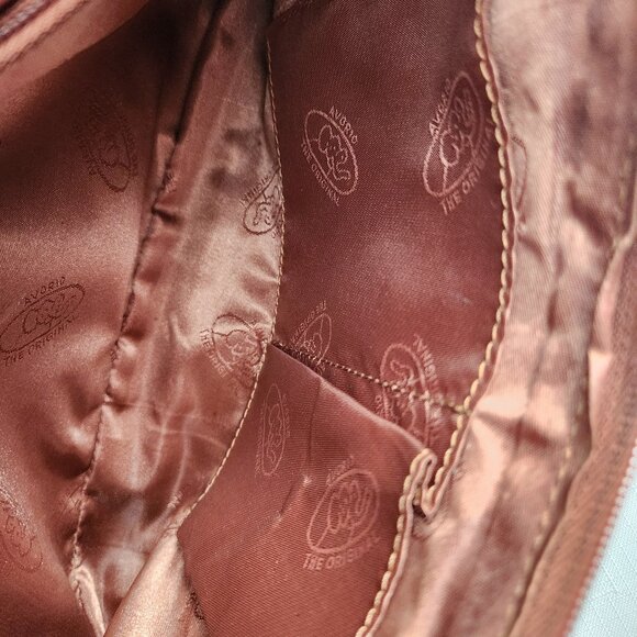 Vera Pelle Avorio Italy Leather Brown/ Multicolor Lady Crossbody/ Shoulder Purse - Picture 14 of 16